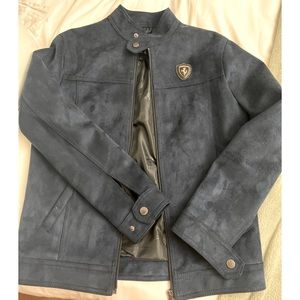 Ferrari Jacket suade blue